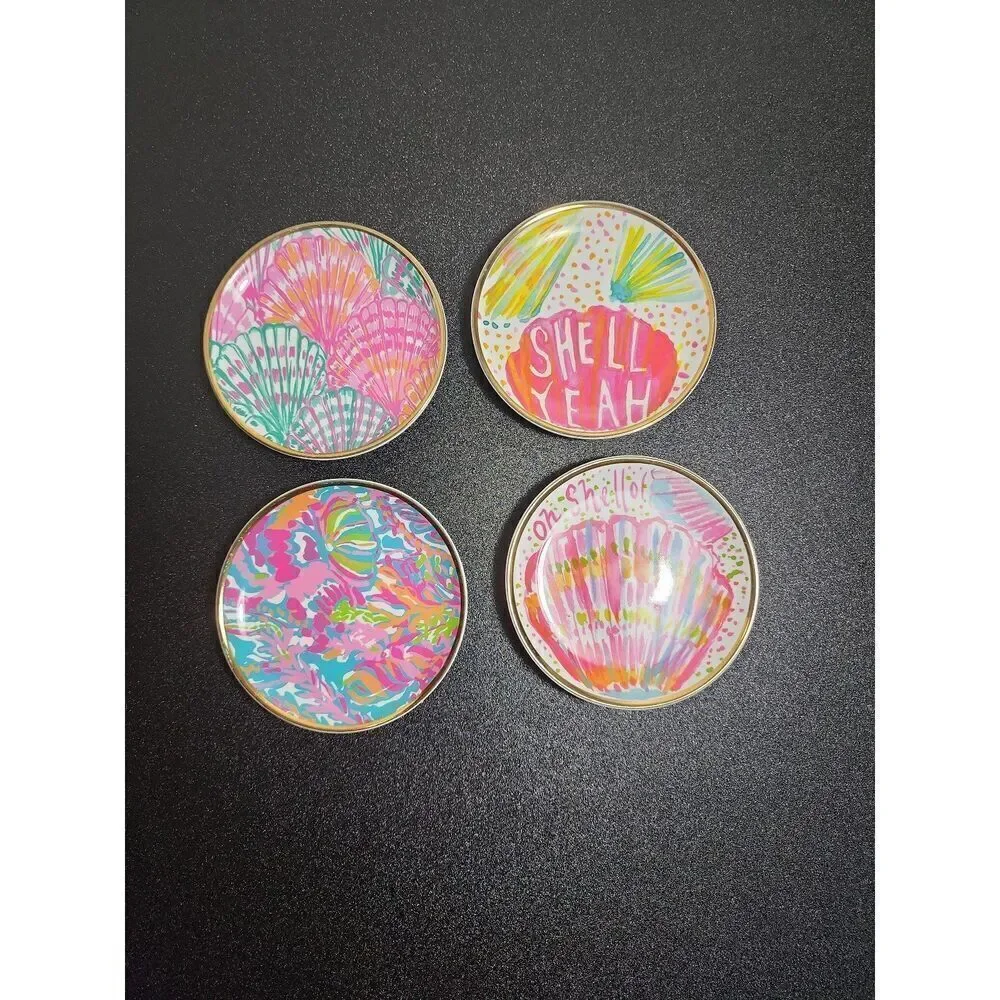 Lilly Pulitzer Ceramic Coasters Set of 4